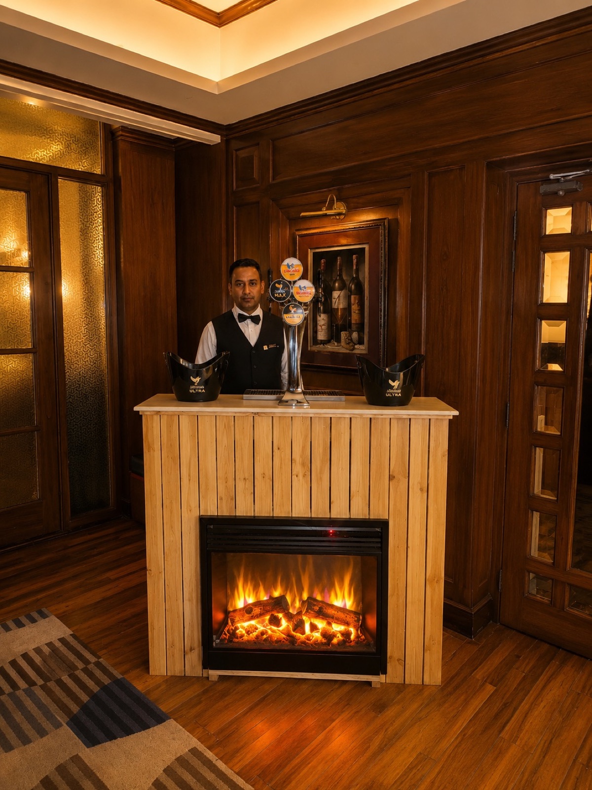 Scotland Bar Fireplace
